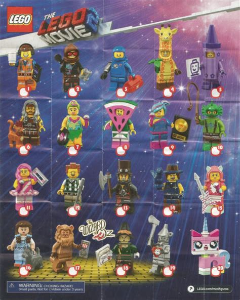 lego movie 2 minifigure series box distribution|lego movie 2 blind bags.